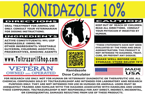 Ronidazole 10% Liquid Solution - Image 4